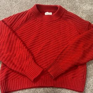 Universal Thread Vintage Looking Cozy Red Women's Sweater